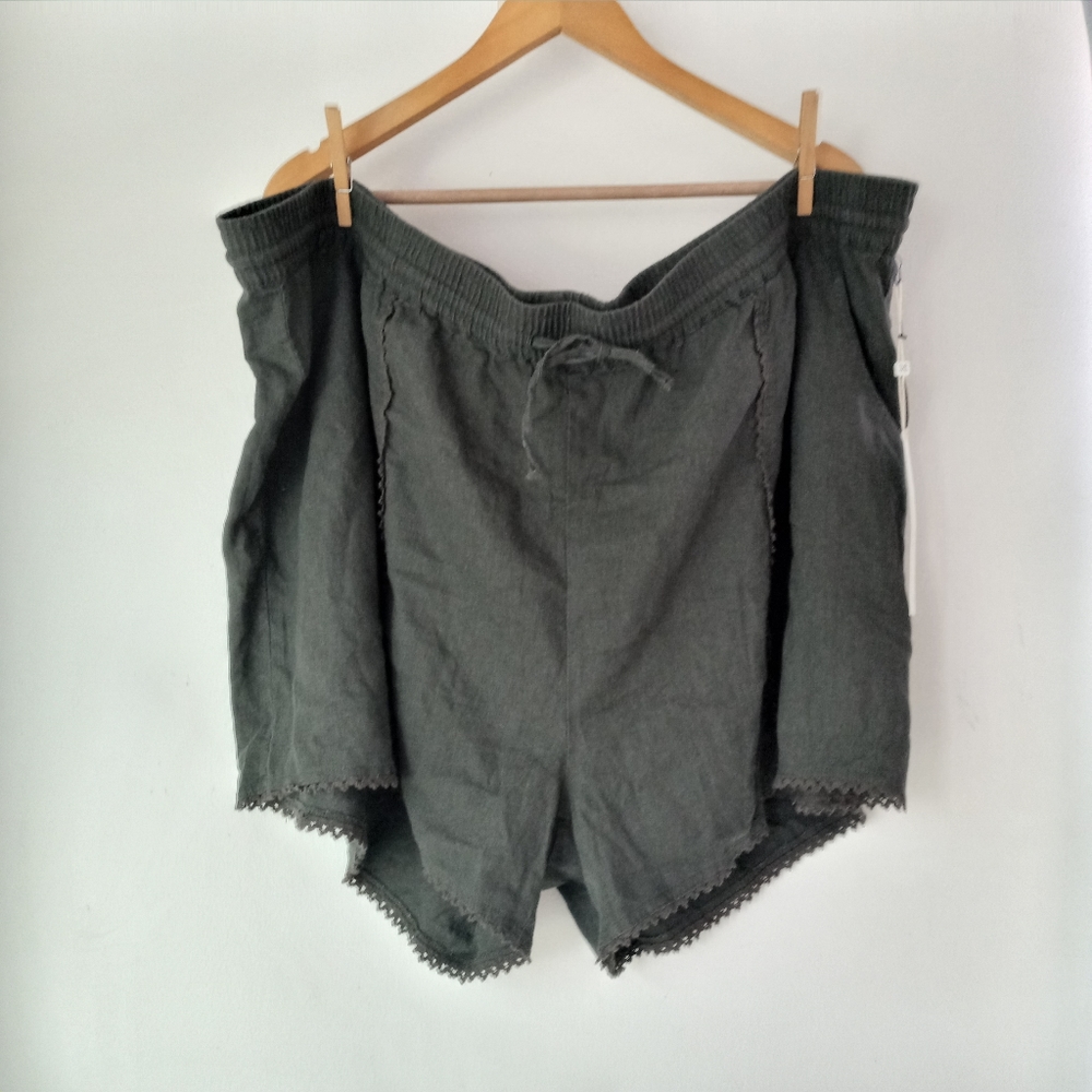 Caslon 4X Grey Linen Blend Short